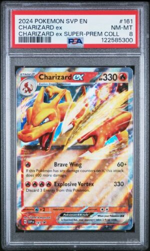 Charizard ex Black Star Promo Pokémon PSA 8