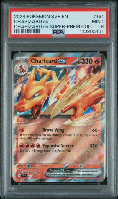 Charizard Ex #161 | Pokemon Promo PSA 9