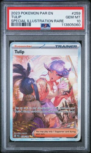 2023 POKEMON PAR EN-PARADOX RIFT #259 TULIP SPECIAL ILLUSTRATION RARE