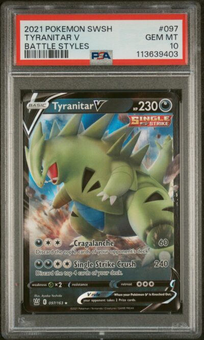 Tyranitar V #97 Pokemon Battle Styles